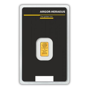 Sztabka złota 1 gram, Argor-Heraeus - Złoto Inwestycyjne